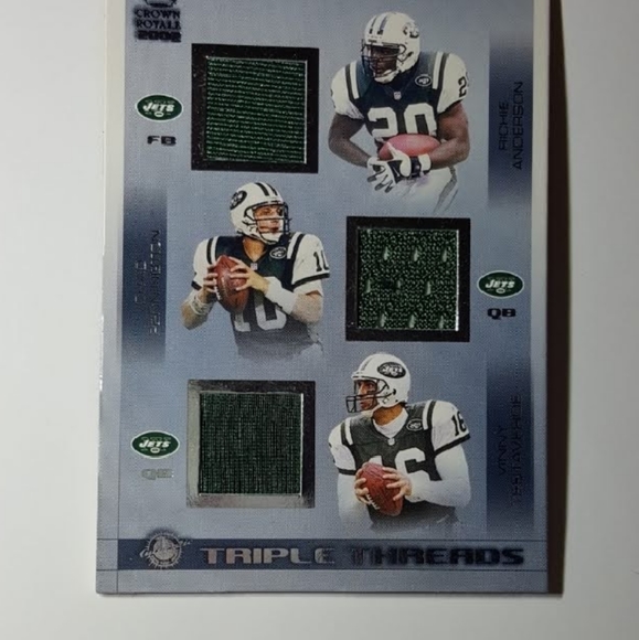2002 Crown Royale Triple Threads NFL Trading Card - Picture 3 of 3